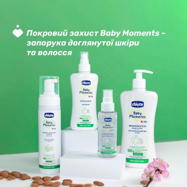 Фото - Шампунь для детей Chicco Baby Moments Kids Без слез 150 мл (10249.00)
